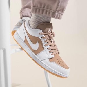 Air jordan 1 Low Tan white