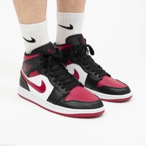 Air  Jordan 1 Mid Bred Toe