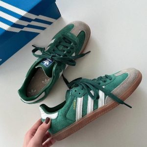 adidas Samba OG Collegiate Green Gum Grey Toe