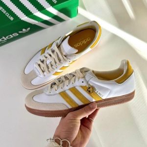 adidas Samba Sporty & Rich White Bold Gold