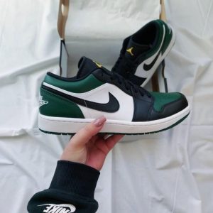 Air jordan 1 low green toe